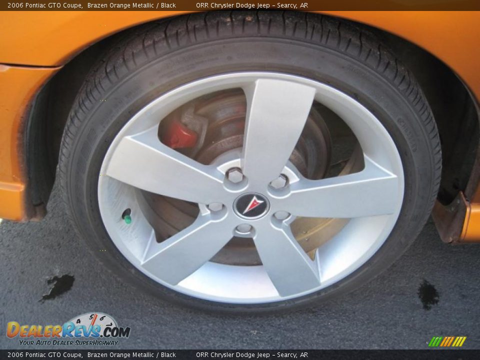 2006 Pontiac GTO Coupe Brazen Orange Metallic / Black Photo #14