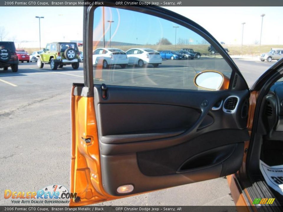 2006 Pontiac GTO Coupe Brazen Orange Metallic / Black Photo #15