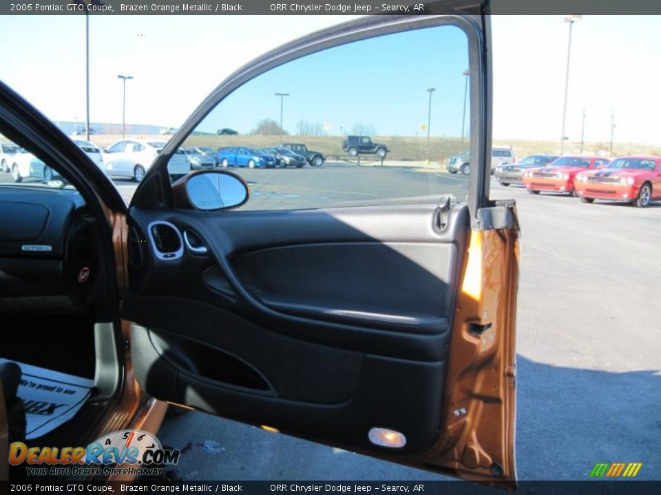 2006 Pontiac GTO Coupe Brazen Orange Metallic / Black Photo #16