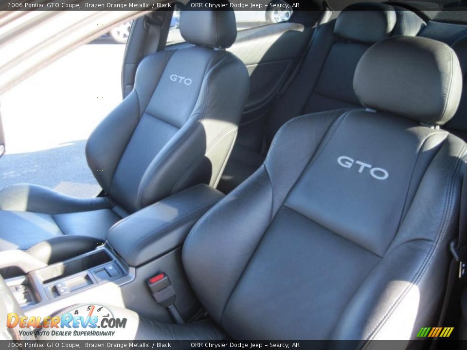 2006 Pontiac GTO Coupe Brazen Orange Metallic / Black Photo #17