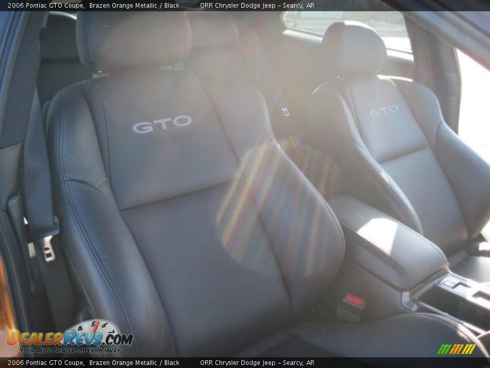 2006 Pontiac GTO Coupe Brazen Orange Metallic / Black Photo #18