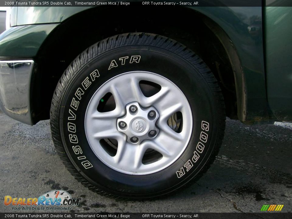 2008 Toyota Tundra SR5 Double Cab Timberland Green Mica / Beige Photo #9