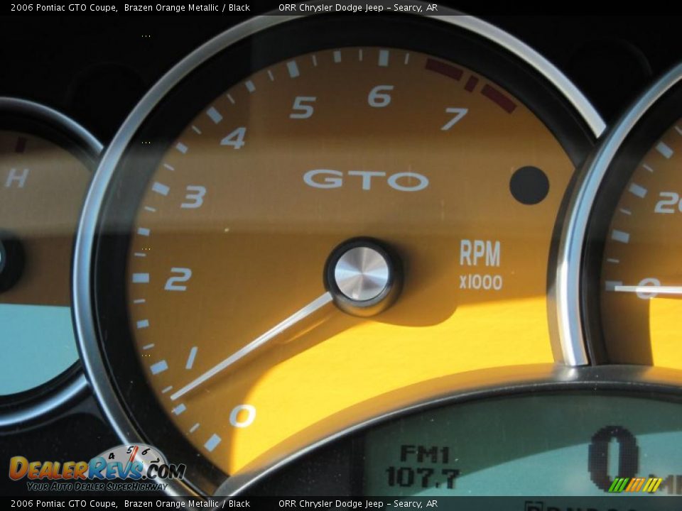 2006 Pontiac GTO Coupe Brazen Orange Metallic / Black Photo #24