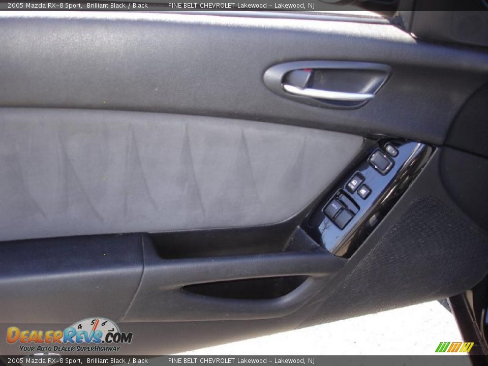 2005 Mazda RX-8 Sport Brilliant Black / Black Photo #12