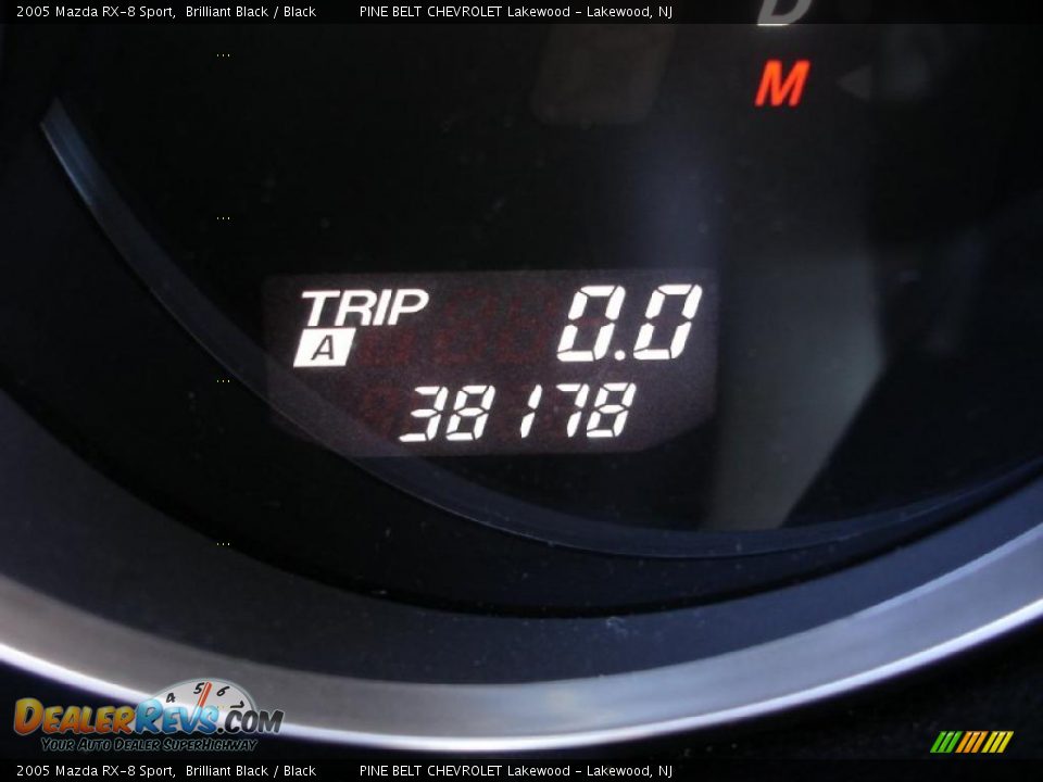 2005 Mazda RX-8 Sport Brilliant Black / Black Photo #17