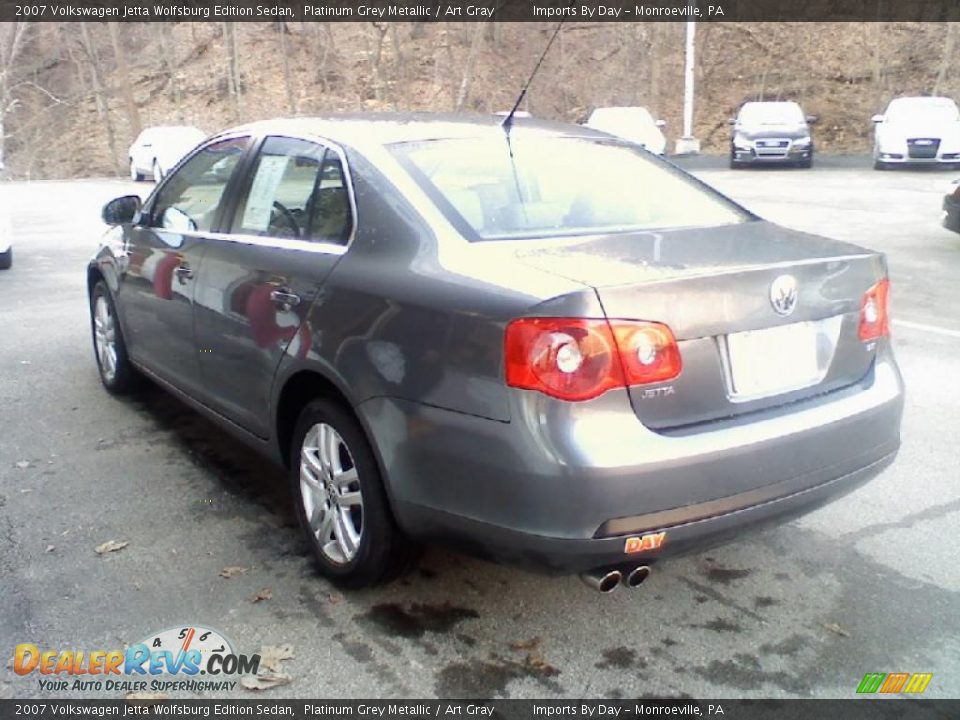 2007 Volkswagen Jetta Wolfsburg Edition Sedan Platinum Grey Metallic / Art Gray Photo #4