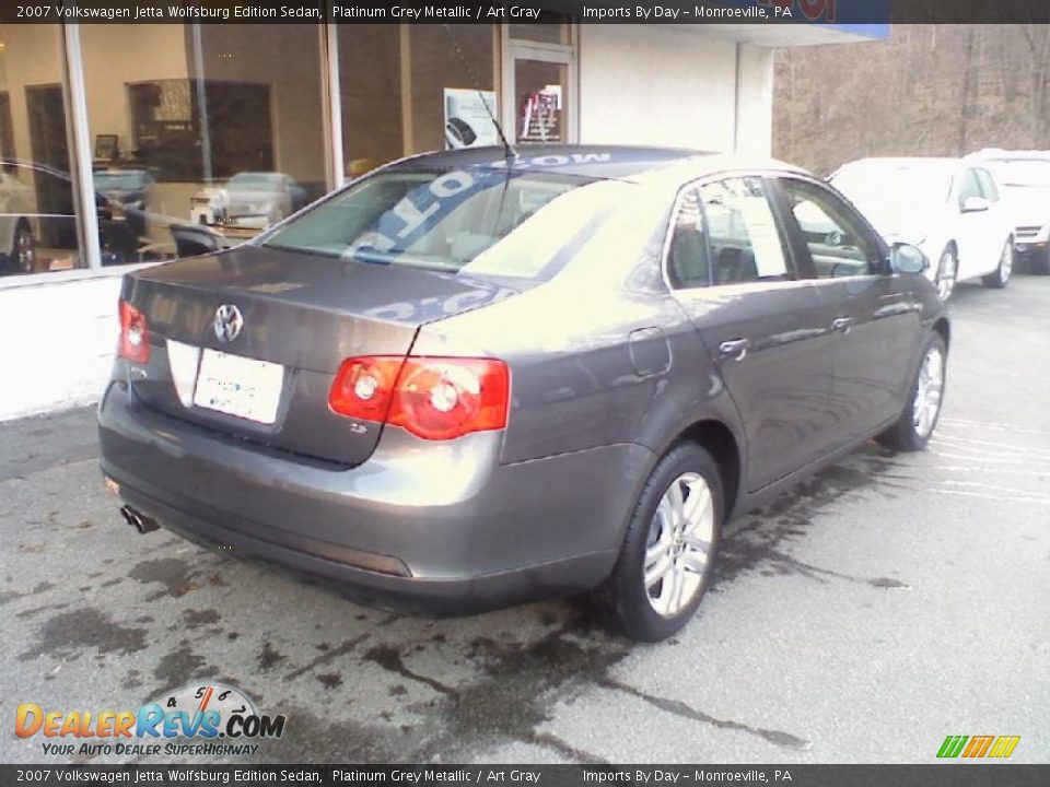 2007 Volkswagen Jetta Wolfsburg Edition Sedan Platinum Grey Metallic / Art Gray Photo #5
