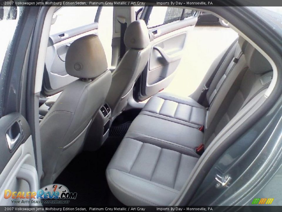 2007 Volkswagen Jetta Wolfsburg Edition Sedan Platinum Grey Metallic / Art Gray Photo #7