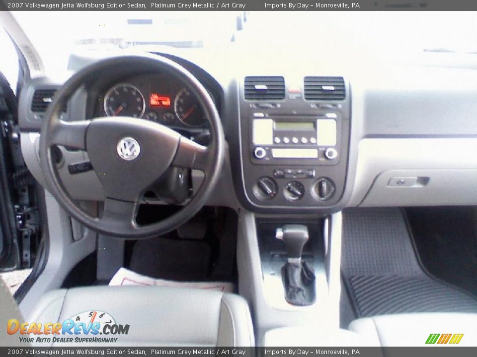 2007 Volkswagen Jetta Wolfsburg Edition Sedan Platinum Grey Metallic / Art Gray Photo #8