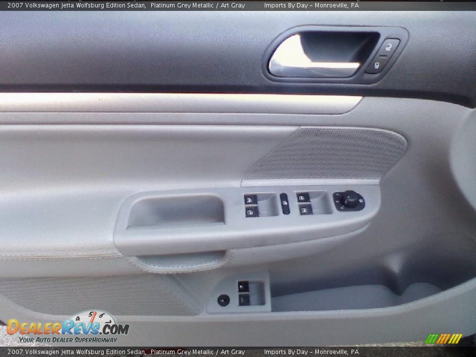2007 Volkswagen Jetta Wolfsburg Edition Sedan Platinum Grey Metallic / Art Gray Photo #10