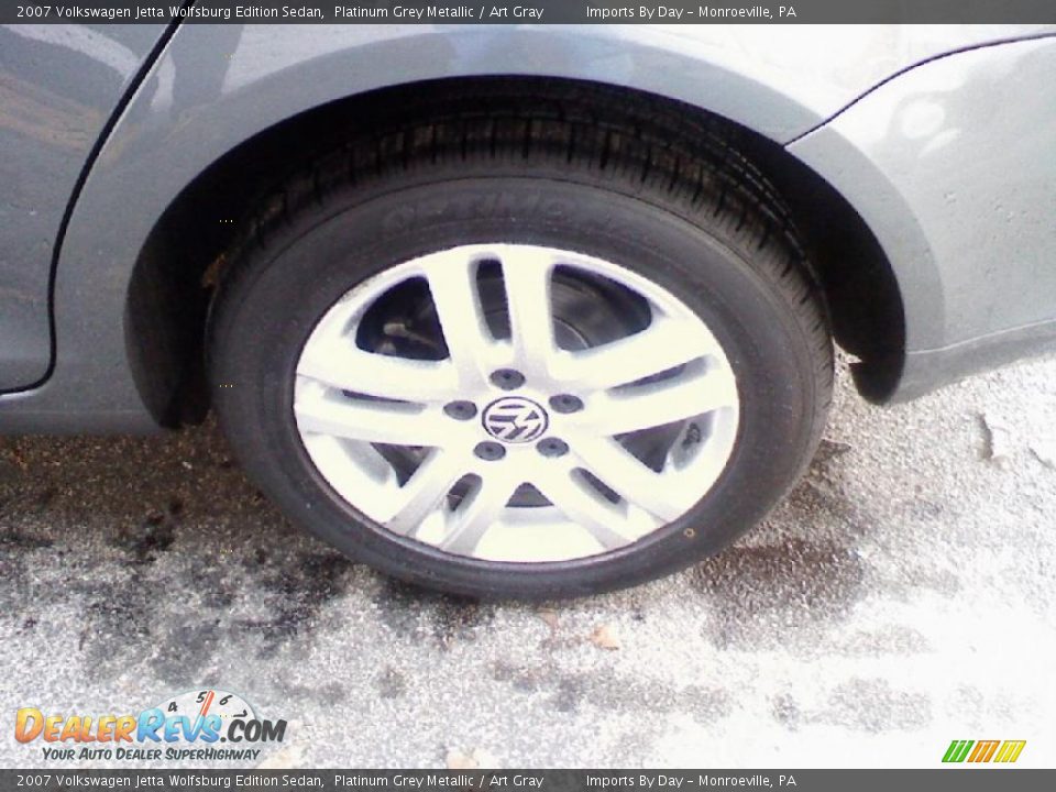 2007 Volkswagen Jetta Wolfsburg Edition Sedan Platinum Grey Metallic / Art Gray Photo #11