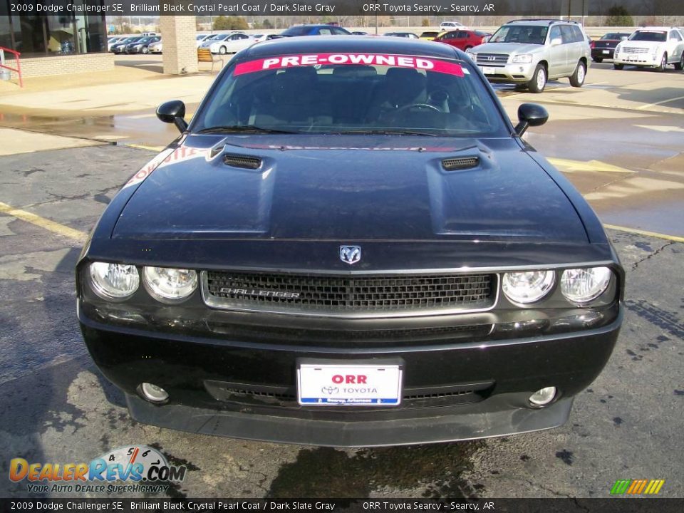 2009 Dodge Challenger SE Brilliant Black Crystal Pearl Coat / Dark Slate Gray Photo #5