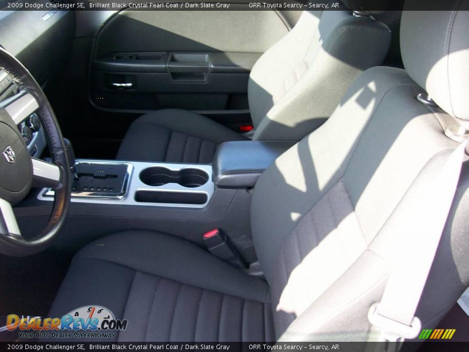 2009 Dodge Challenger SE Brilliant Black Crystal Pearl Coat / Dark Slate Gray Photo #7