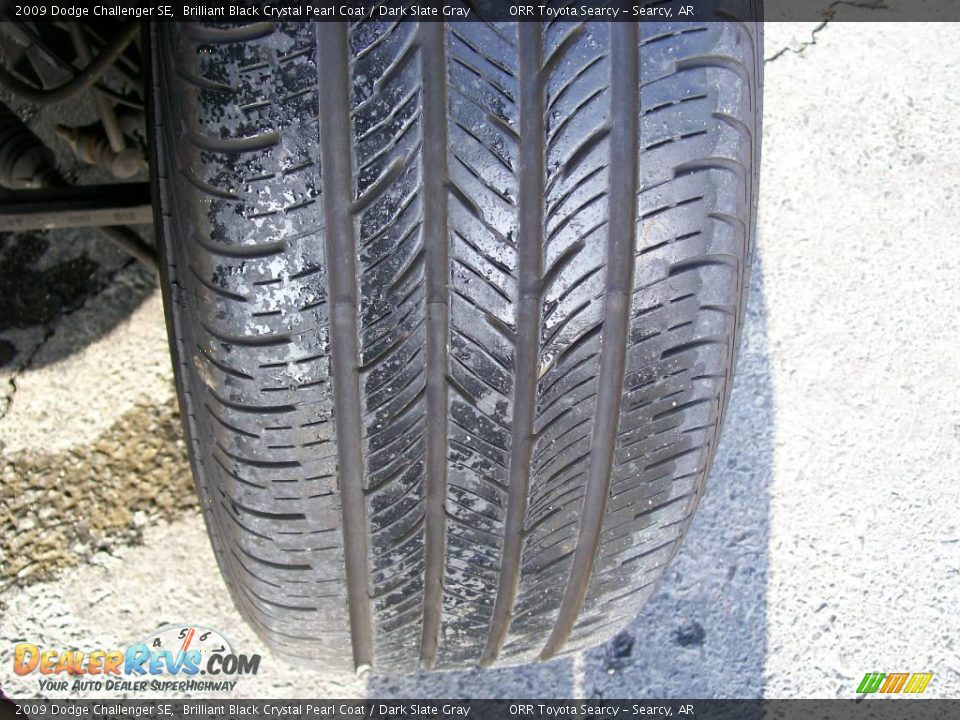 2009 Dodge Challenger SE Brilliant Black Crystal Pearl Coat / Dark Slate Gray Photo #10
