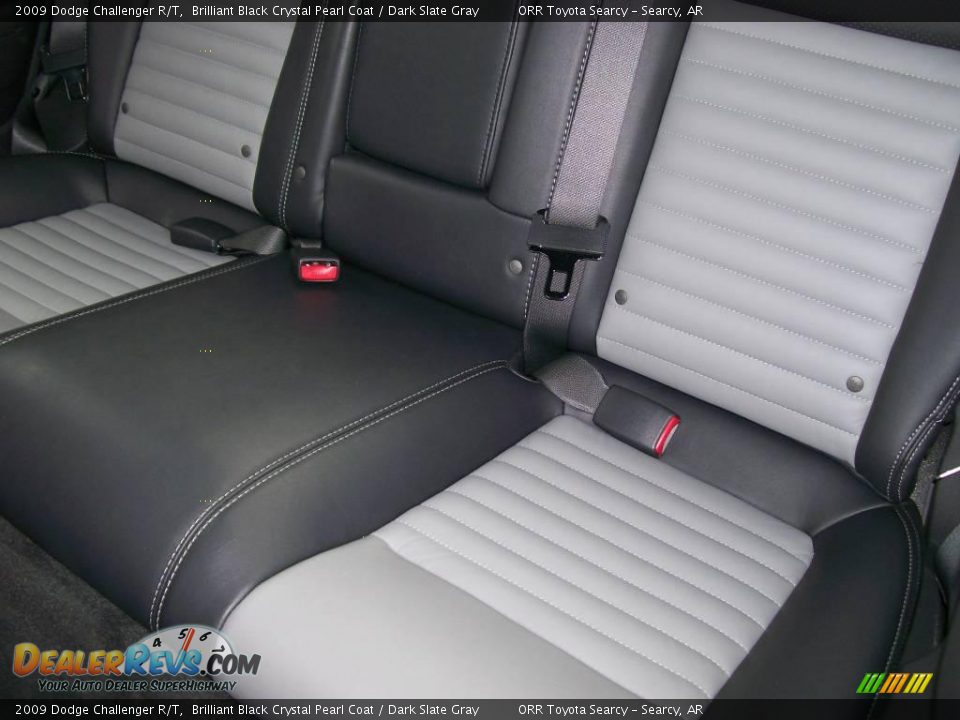 2009 Dodge Challenger R/T Brilliant Black Crystal Pearl Coat / Dark Slate Gray Photo #15