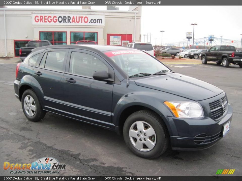 2007 Dodge Caliber SE Steel Blue Metallic / Pastel Slate Gray Photo #1