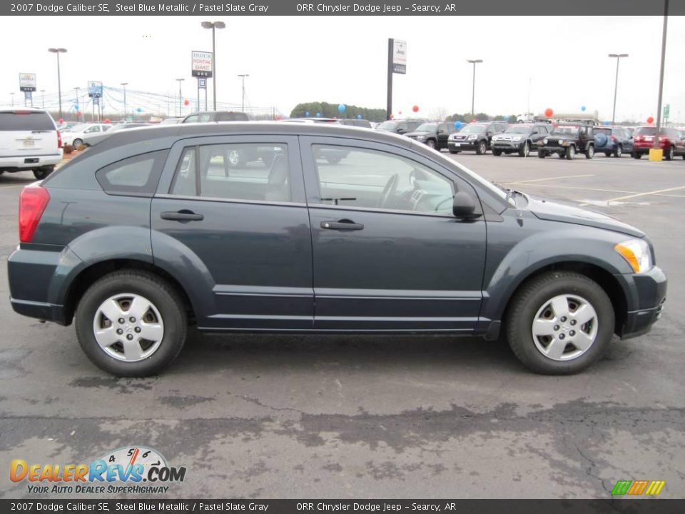 2007 Dodge Caliber SE Steel Blue Metallic / Pastel Slate Gray Photo #4