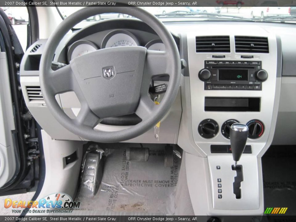 2007 Dodge Caliber SE Steel Blue Metallic / Pastel Slate Gray Photo #11