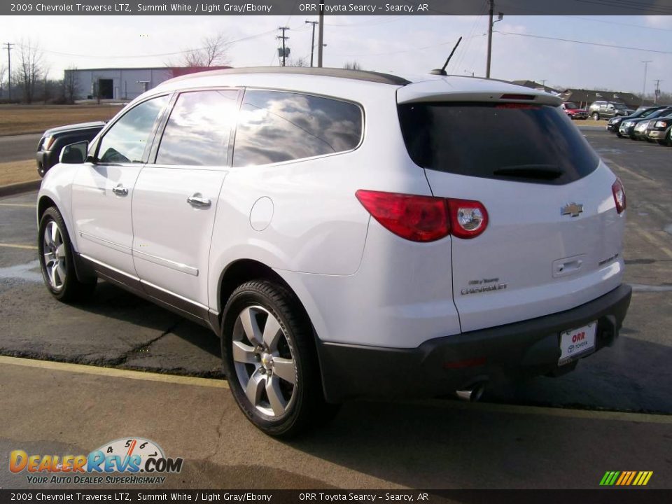 2009 Chevrolet Traverse LTZ Summit White / Light Gray/Ebony Photo #3