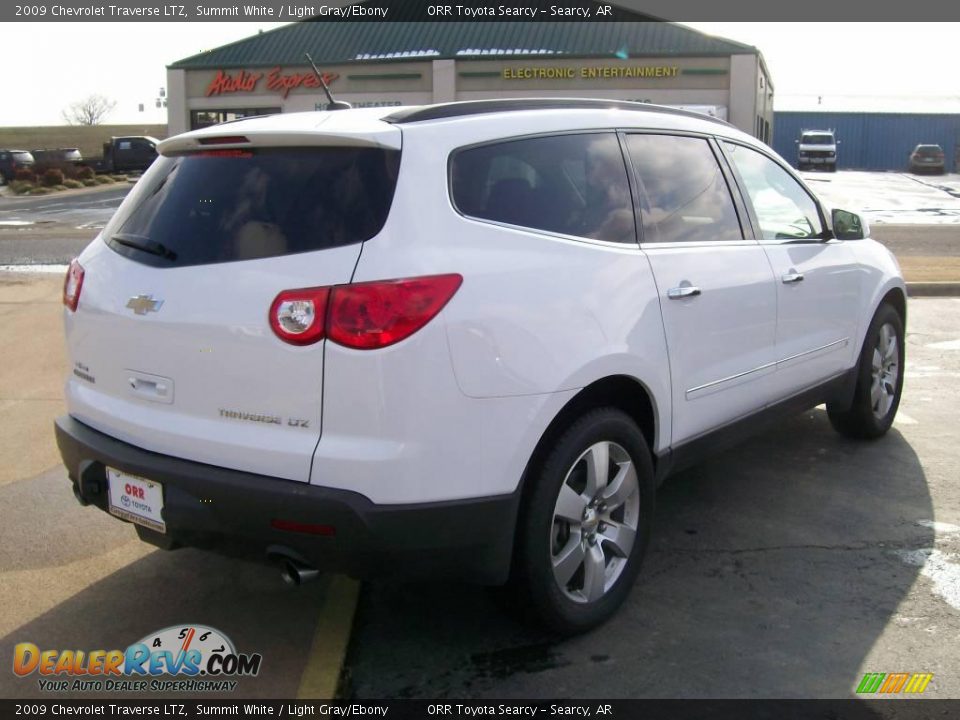 2009 Chevrolet Traverse LTZ Summit White / Light Gray/Ebony Photo #4