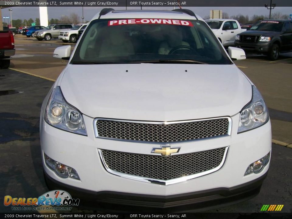 2009 Chevrolet Traverse LTZ Summit White / Light Gray/Ebony Photo #5