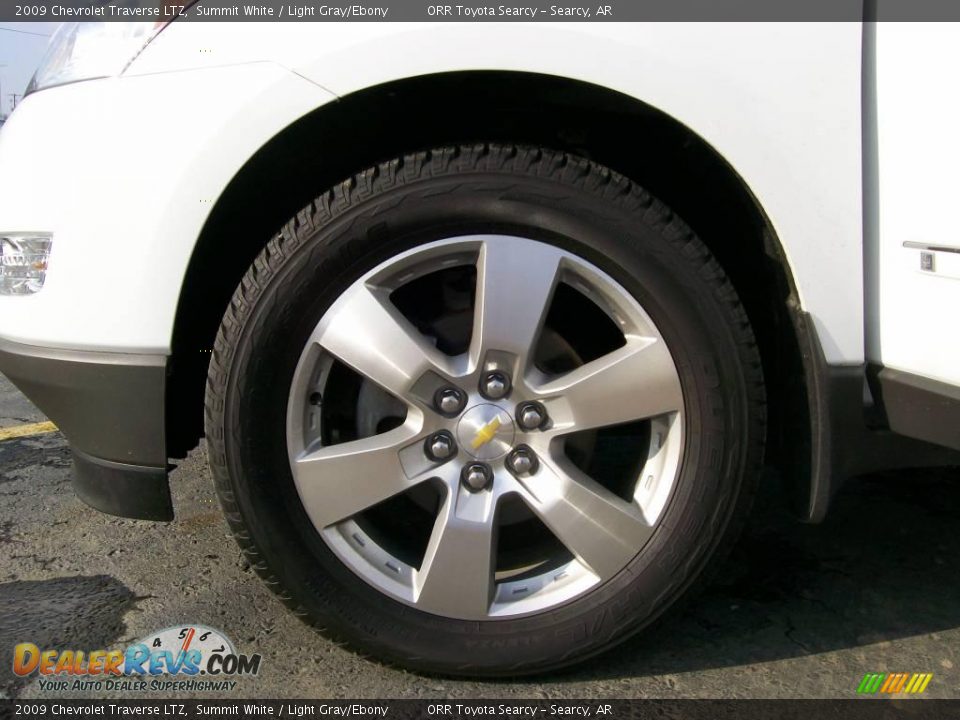 2009 Chevrolet Traverse LTZ Summit White / Light Gray/Ebony Photo #13