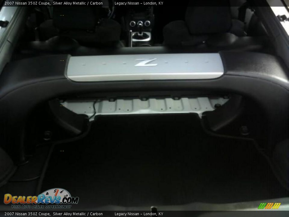 2007 Nissan 350Z Coupe Silver Alloy Metallic / Carbon Photo #14