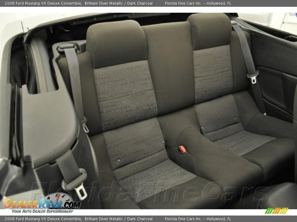 2008 Ford Mustang V6 Deluxe Convertible Brilliant Silver Metallic / Dark Charcoal Photo #15