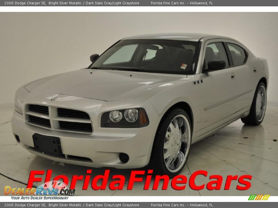 2006 Dodge Charger SE Bright Silver Metallic / Dark Slate Gray/Light Graystone Photo #1