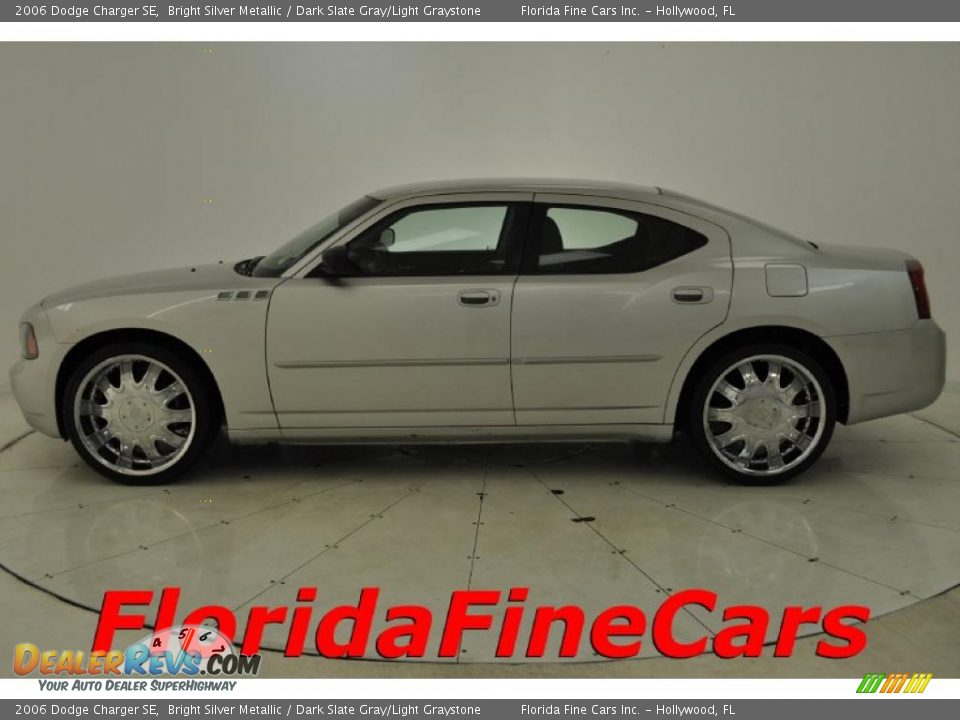 2006 Dodge Charger SE Bright Silver Metallic / Dark Slate Gray/Light Graystone Photo #3