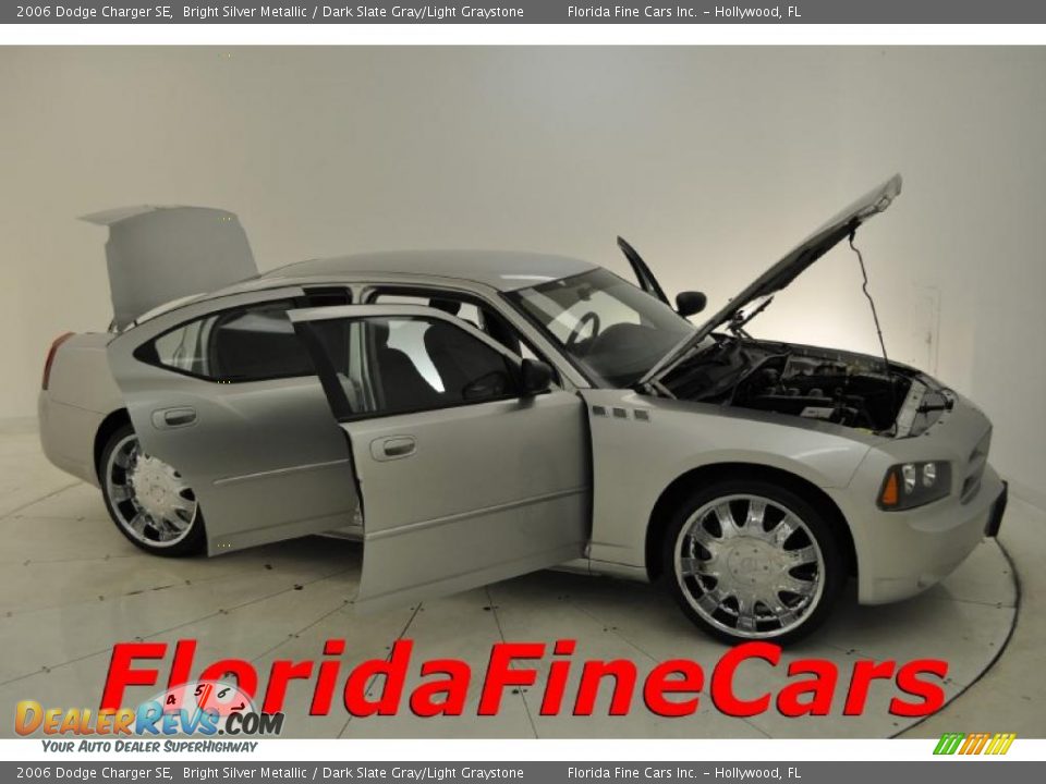 2006 Dodge Charger SE Bright Silver Metallic / Dark Slate Gray/Light Graystone Photo #7