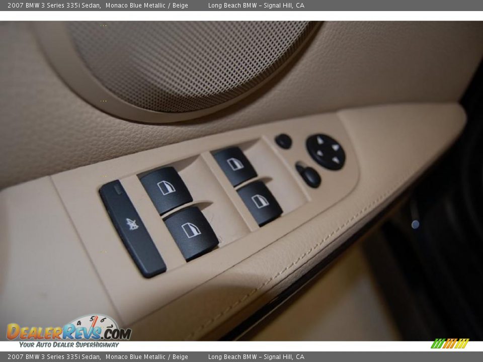 2007 BMW 3 Series 335i Sedan Monaco Blue Metallic / Beige Photo #22