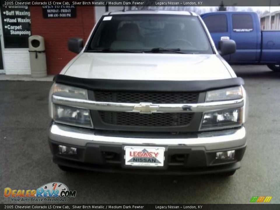 2005 Chevrolet Colorado LS Crew Cab Silver Birch Metallic / Medium Dark Pewter Photo #2