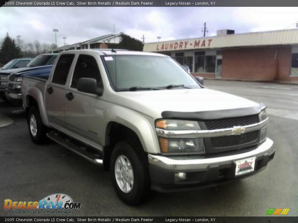 2005 Chevrolet Colorado LS Crew Cab Silver Birch Metallic / Medium Dark Pewter Photo #3