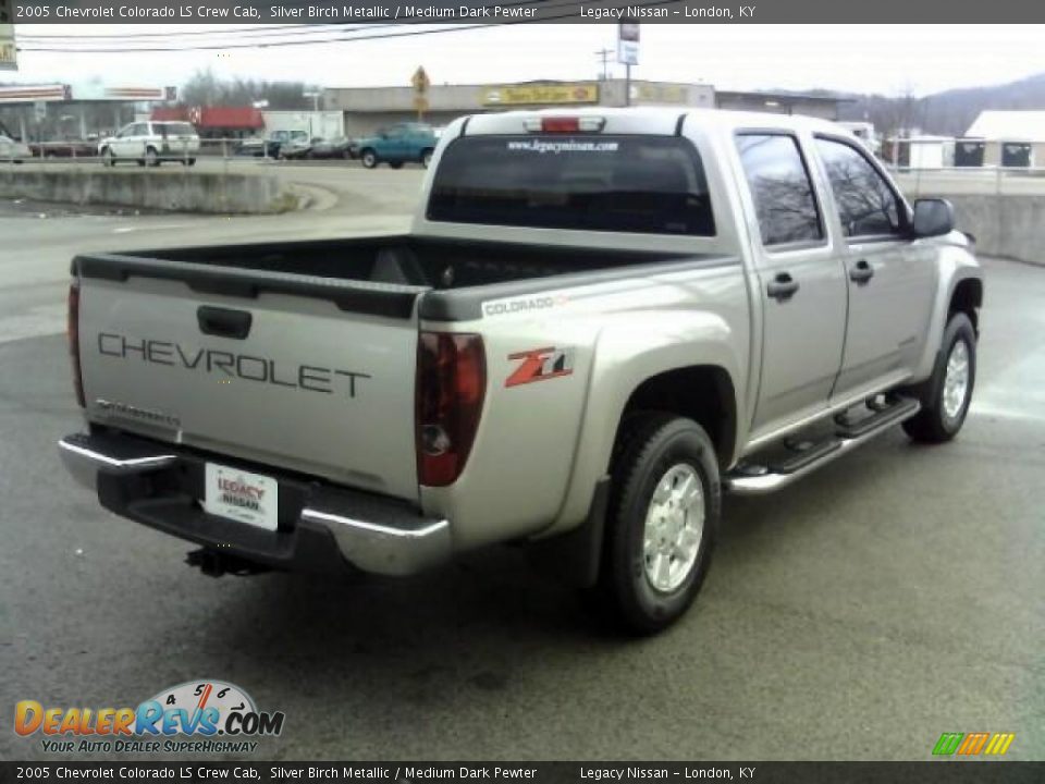 2005 Chevrolet Colorado LS Crew Cab Silver Birch Metallic / Medium Dark Pewter Photo #5