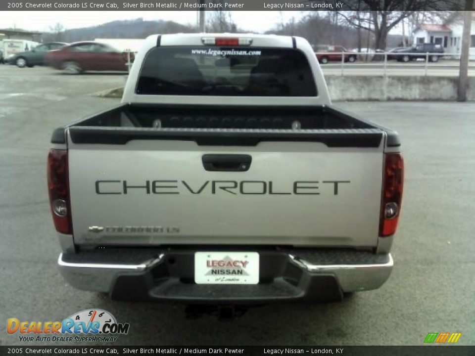 2005 Chevrolet Colorado LS Crew Cab Silver Birch Metallic / Medium Dark Pewter Photo #6