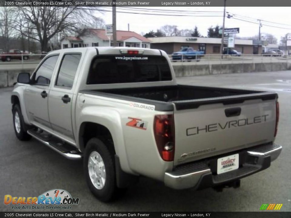2005 Chevrolet Colorado LS Crew Cab Silver Birch Metallic / Medium Dark Pewter Photo #7