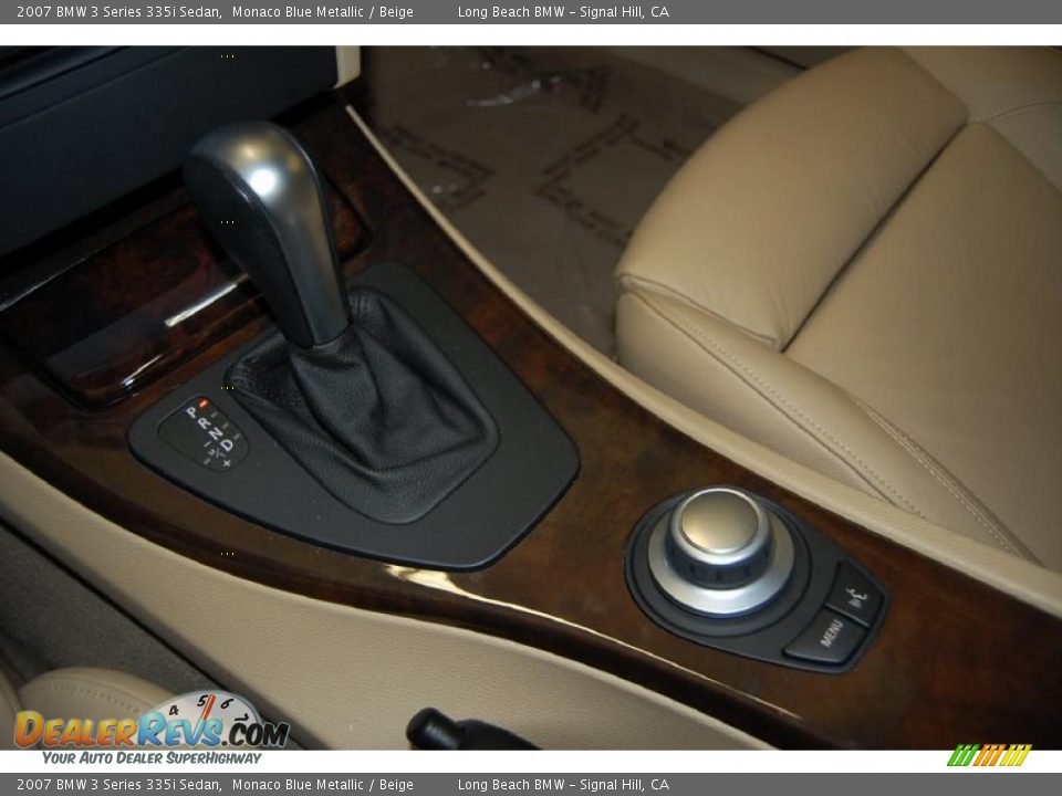 2007 BMW 3 Series 335i Sedan Monaco Blue Metallic / Beige Photo #33