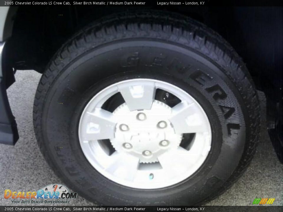 2005 Chevrolet Colorado LS Crew Cab Silver Birch Metallic / Medium Dark Pewter Photo #13