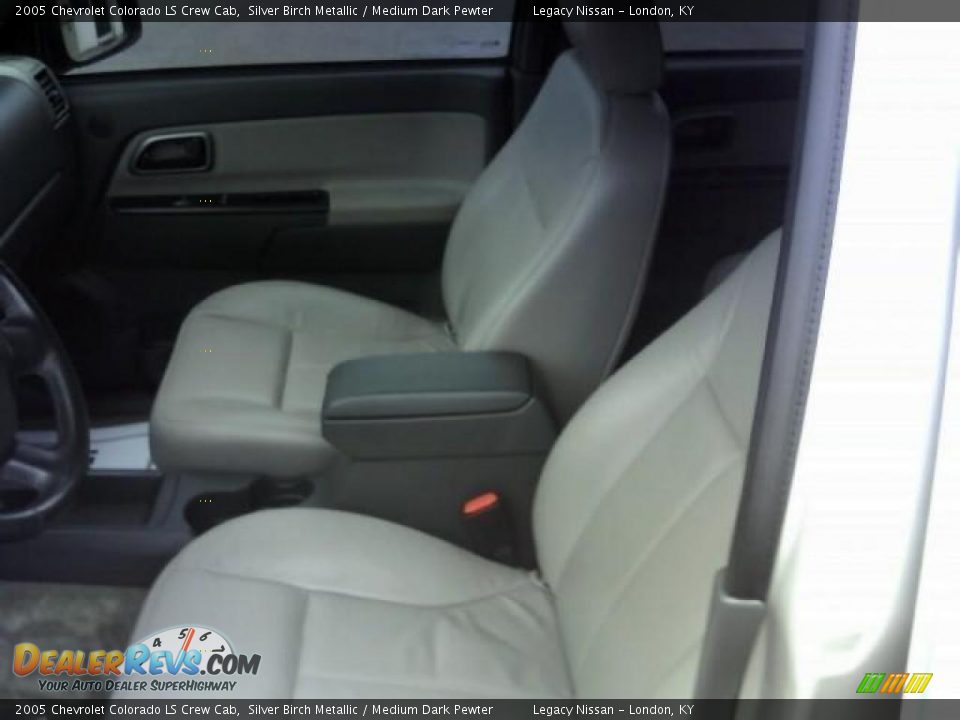 2005 Chevrolet Colorado LS Crew Cab Silver Birch Metallic / Medium Dark Pewter Photo #16