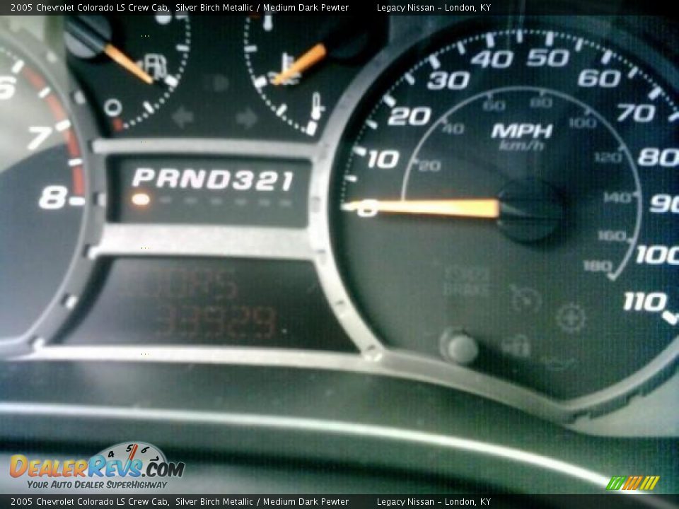 2005 Chevrolet Colorado LS Crew Cab Silver Birch Metallic / Medium Dark Pewter Photo #18