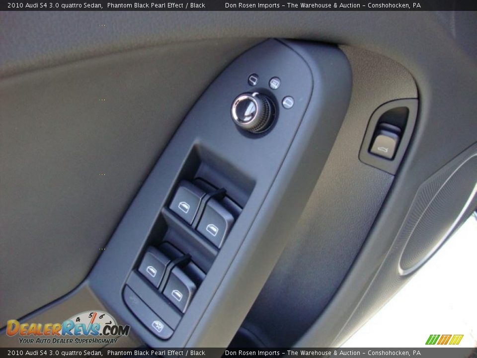 2010 Audi S4 3.0 quattro Sedan Phantom Black Pearl Effect / Black Photo #14