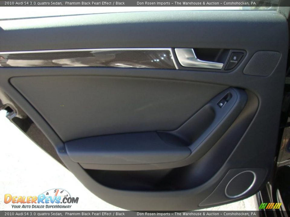 2010 Audi S4 3.0 quattro Sedan Phantom Black Pearl Effect / Black Photo #21