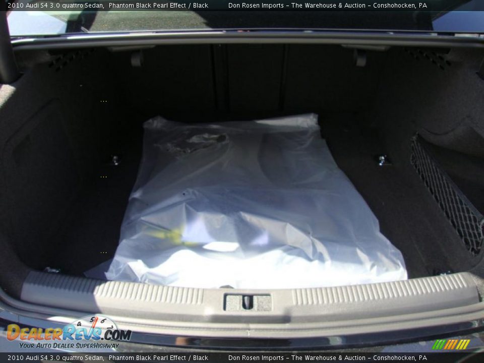 2010 Audi S4 3.0 quattro Sedan Phantom Black Pearl Effect / Black Photo #22