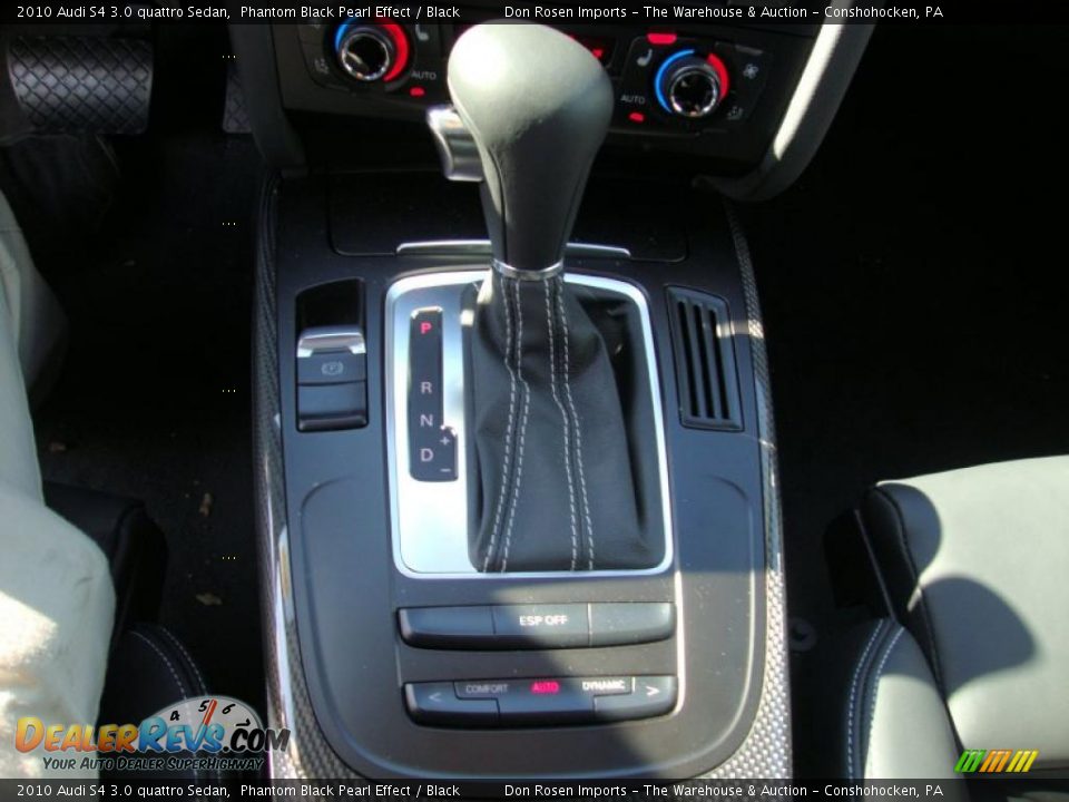 2010 Audi S4 3.0 quattro Sedan Phantom Black Pearl Effect / Black Photo #35