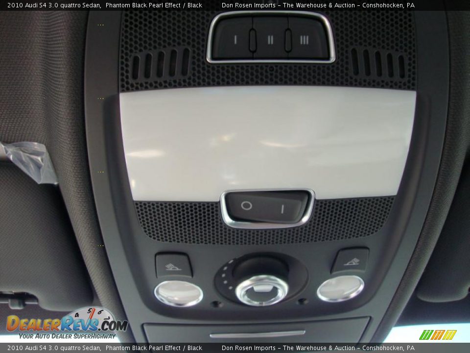 2010 Audi S4 3.0 quattro Sedan Phantom Black Pearl Effect / Black Photo #36