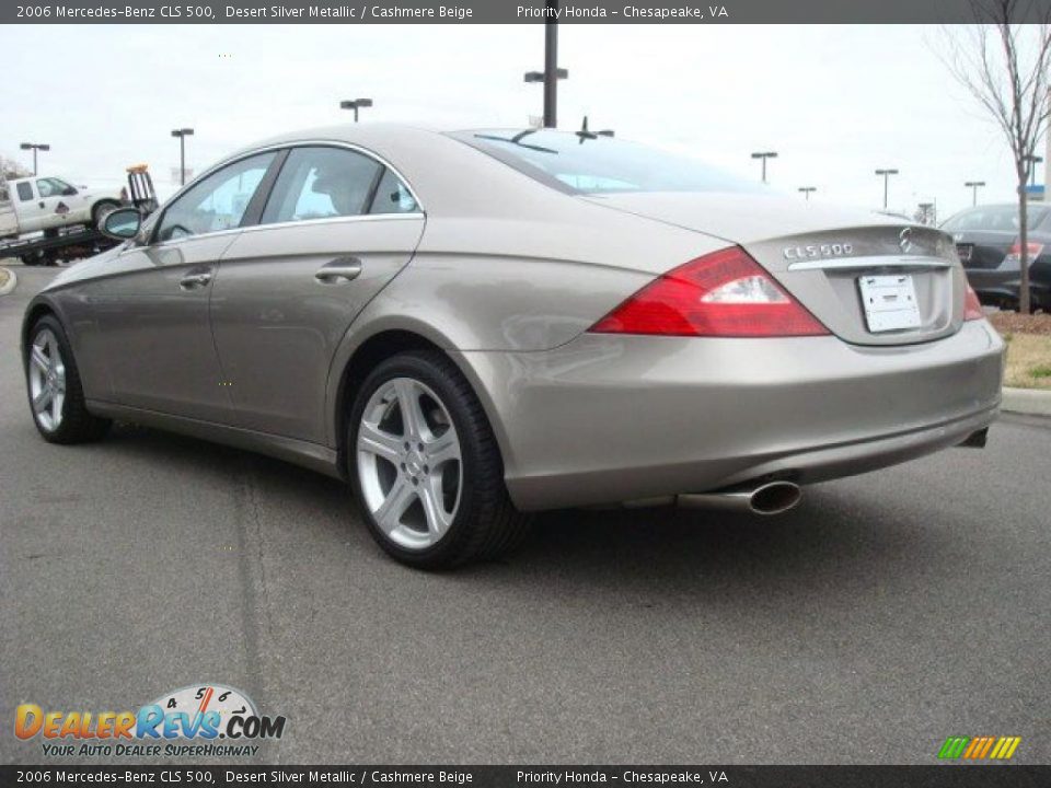 2006 Mercedes-Benz CLS 500 Desert Silver Metallic / Cashmere Beige Photo #4