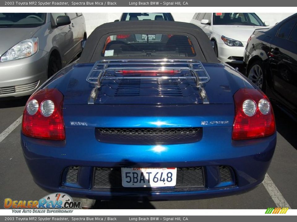 2003 Toyota MR2 Spyder Roadster Spectra Blue Mica / Black Photo #4