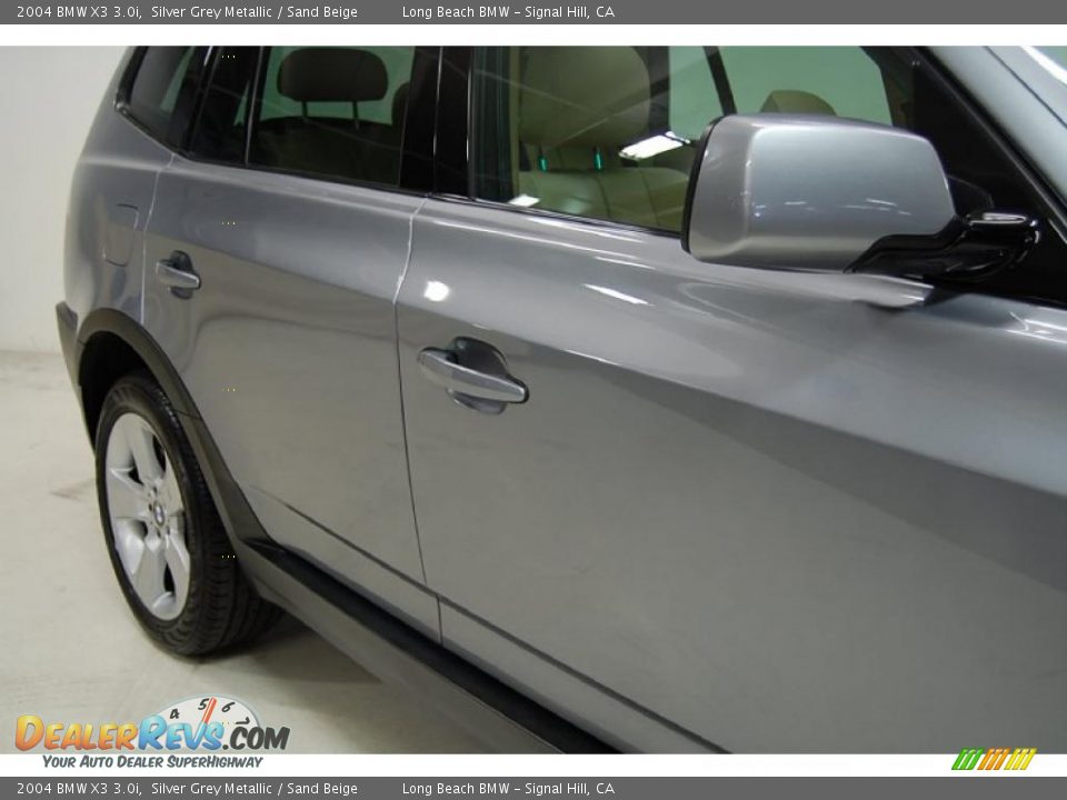 2004 BMW X3 3.0i Silver Grey Metallic / Sand Beige Photo #4