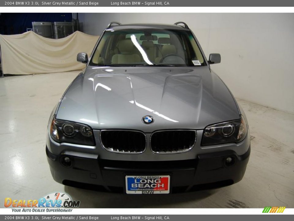 2004 BMW X3 3.0i Silver Grey Metallic / Sand Beige Photo #5